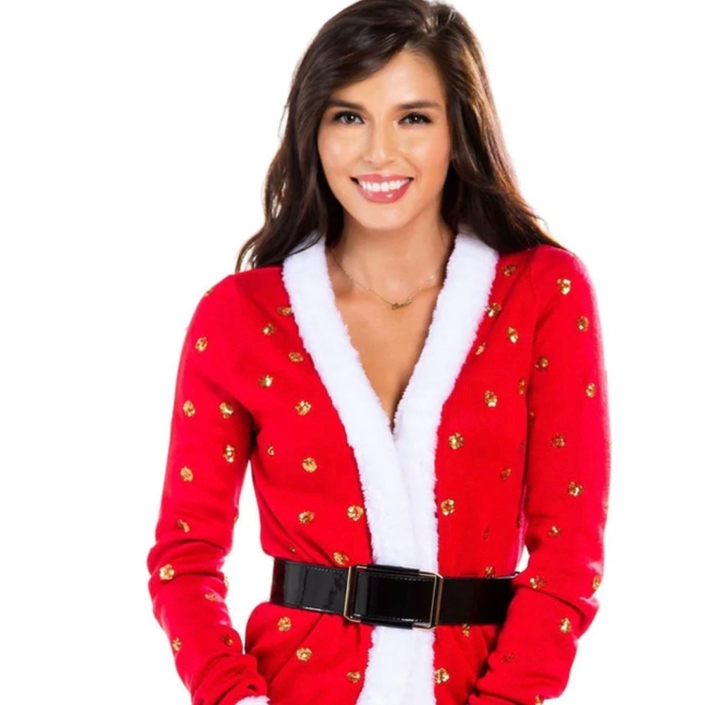 🎁NEW🎄TIPSEY ELVES🎄MRS Claus sweater - XL - Perfect‎ for the holidays!
